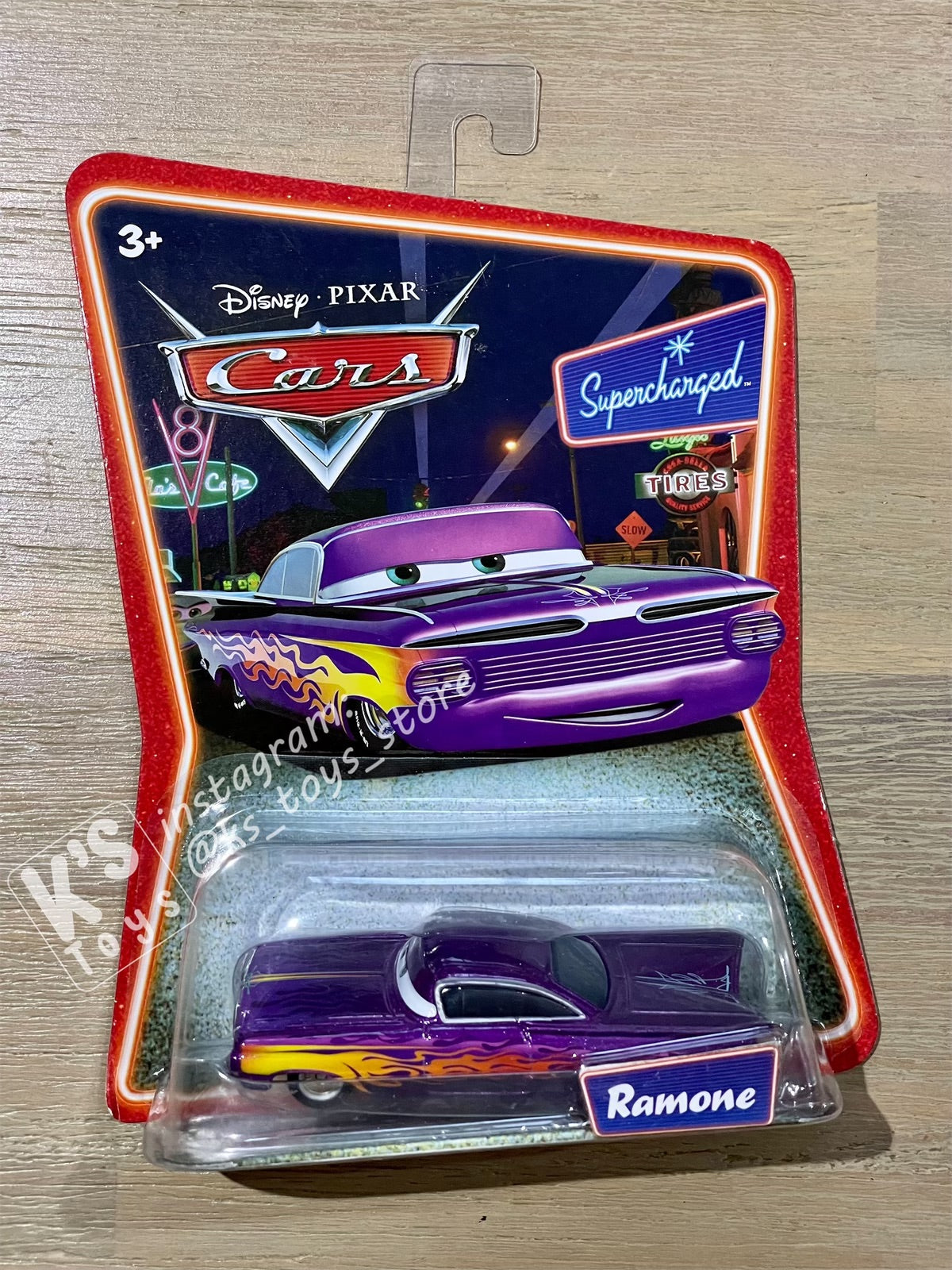 DISNEY PIXAR CARS BY MATTEL, PURPLE RAMONE - SUPERCHARGED SERIES - BNIP