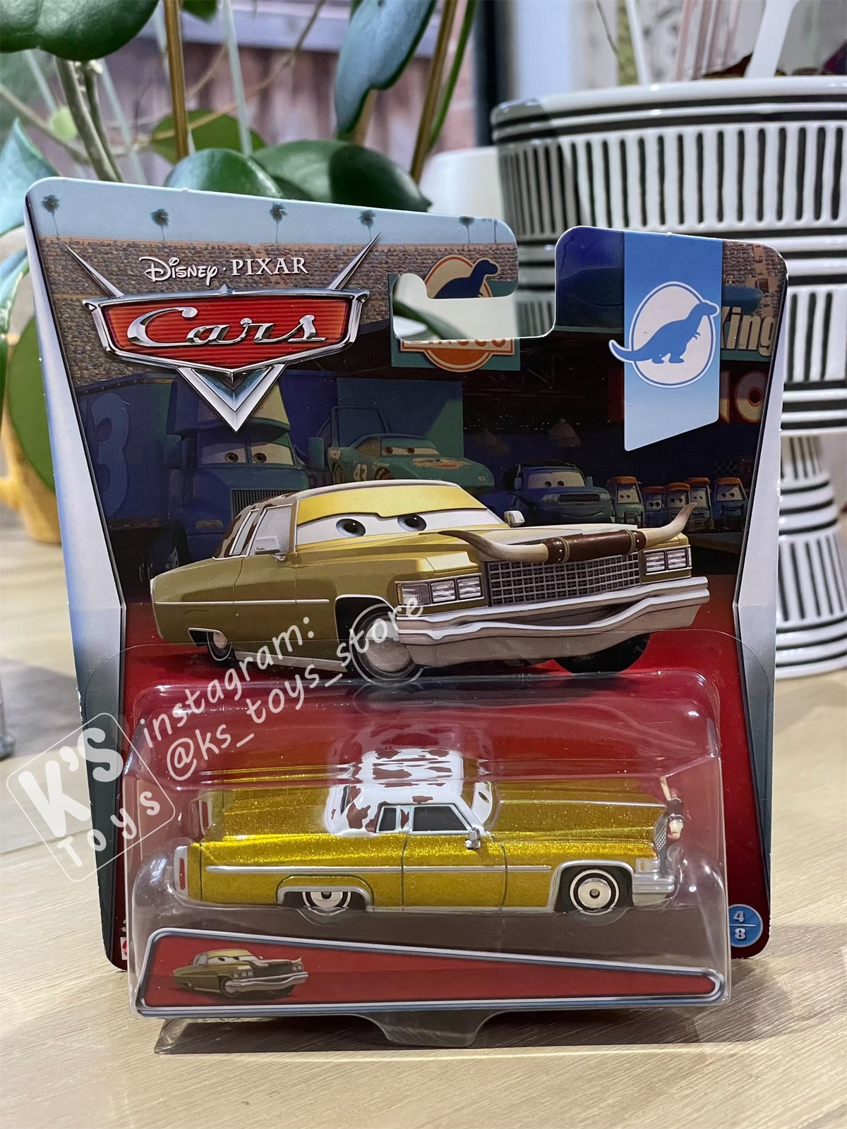 DISNEY PIXAR CARS BY MATTEL, TEX DINOCO - BNIP