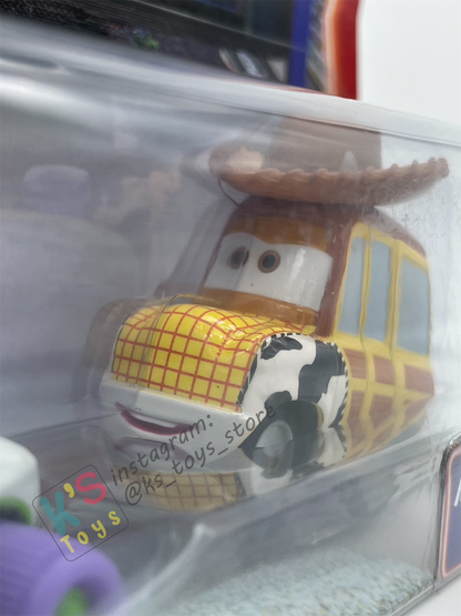 Disney Pixar Cars 1:55 by Mattel 2-Pack Movie Moments, BUZZ & WOODY - Supercharged - BNIP