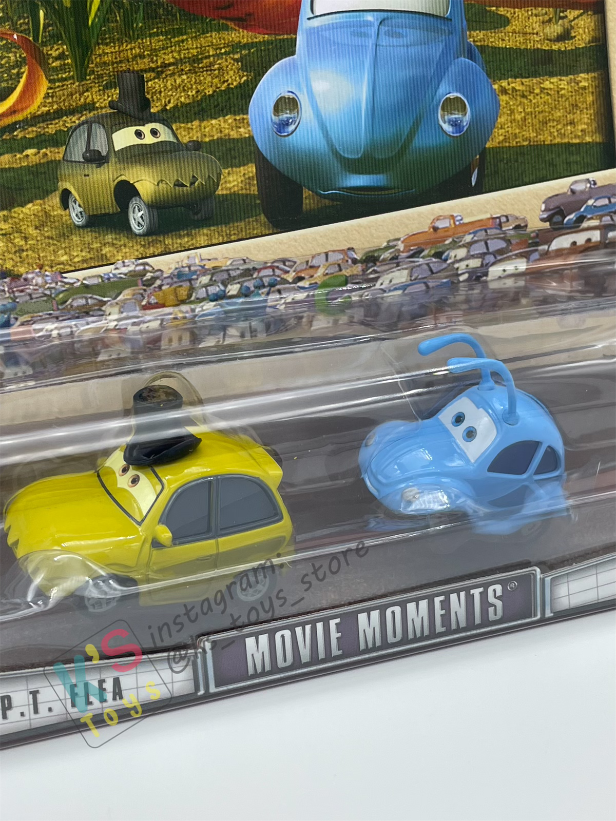 Disney Pixar Cars 1:55 by Mattel 2-Pack Movie Moments, P.T. FLEA & FLIK - BNIP