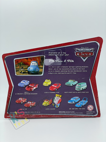 Disney Pixar Cars 1:55 by Mattel 2-Pack Movie Moments, P.T. FLEA & FLIK - BNIP