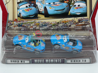 Disney Pixar Cars 1:55 by Mattel 2-Pack MOVIE MOMENTS, DINOCO MIA & DINOCO TIA - BNIP