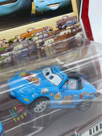 Disney Pixar Cars 1:55 by Mattel 2-Pack MOVIE MOMENTS, DINOCO MIA & DINOCO TIA - BNIP