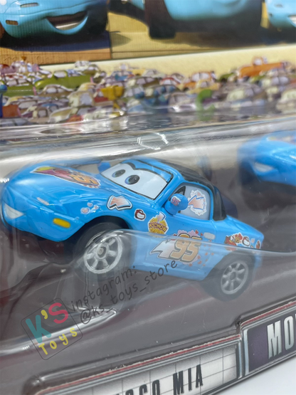 Disney Pixar Cars 1:55 by Mattel 2-Pack MOVIE MOMENTS, DINOCO MIA & DINOCO TIA - BNIP