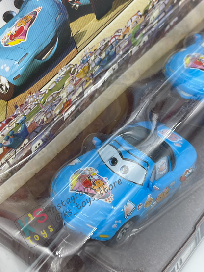 Disney Pixar Cars 1:55 by Mattel 2-Pack MOVIE MOMENTS, DINOCO MIA & DINOCO TIA - BNIP