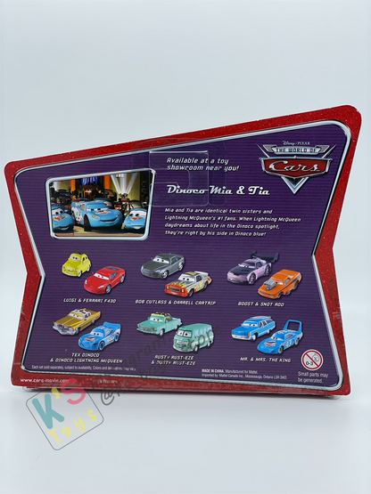 Disney Pixar Cars 1:55 by Mattel 2-Pack MOVIE MOMENTS, DINOCO MIA & DINOCO TIA - BNIP