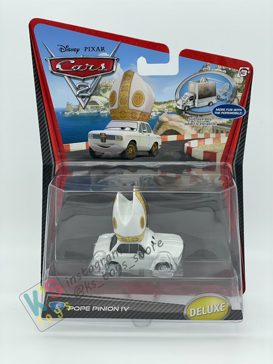 DELUXE DISNEY PIXAR CARS BY MATTEL, POPE PINION IV - DELUXE CARS 2 - BNIP