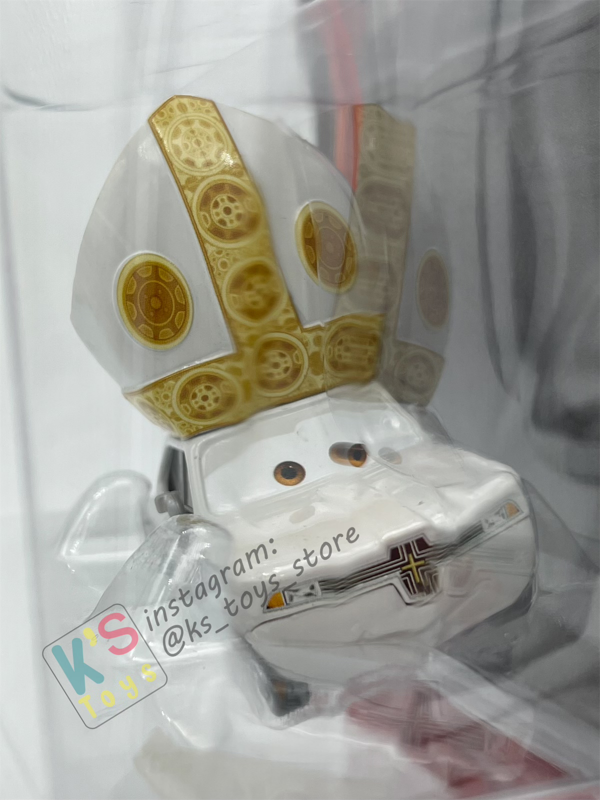 DELUXE DISNEY PIXAR CARS BY MATTEL, POPE PINION IV - DELUXE CARS 2 - BNIP