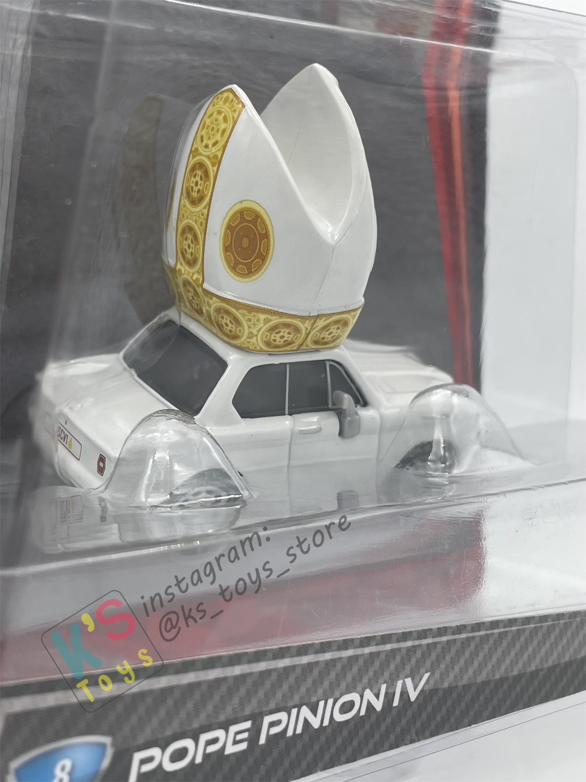 DELUXE DISNEY PIXAR CARS BY MATTEL, POPE PINION IV - DELUXE CARS 2 - BNIP