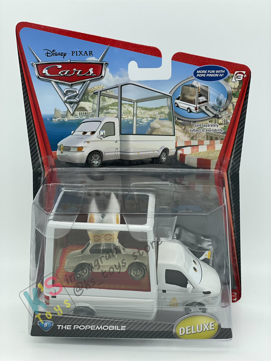 DELUXE DISNEY PIXAR CARS BY MATTEL, THE POPE MOBILE CARS 2 - BNIP