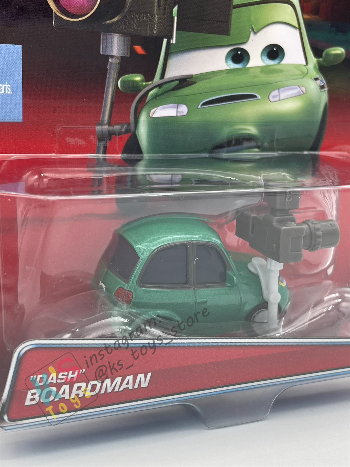 DISNEY PIXAR CARS BY MATTEL - "DASH BOARDMAN" LOST AND FOUND SERIES - BNIP