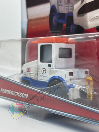 DISNEY PIXAR CARS BY MATTEL - "M. FENDERICKSON" YE LEFT TURN IN SERIES - BNIP