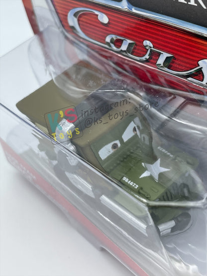 DISNEY PIXAR CARS BY MATTEL, “SARGE RACE TEAM WITH HEADSET" 95 PIT CREW SERIES - BNIP