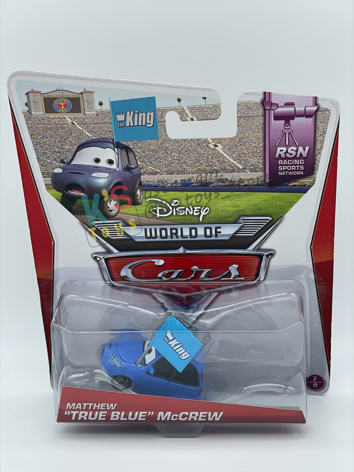 DISNEY PIXAR CARS "MATTHEW “TRUE BLUE” McCREW" RSN SERIES - BNIP