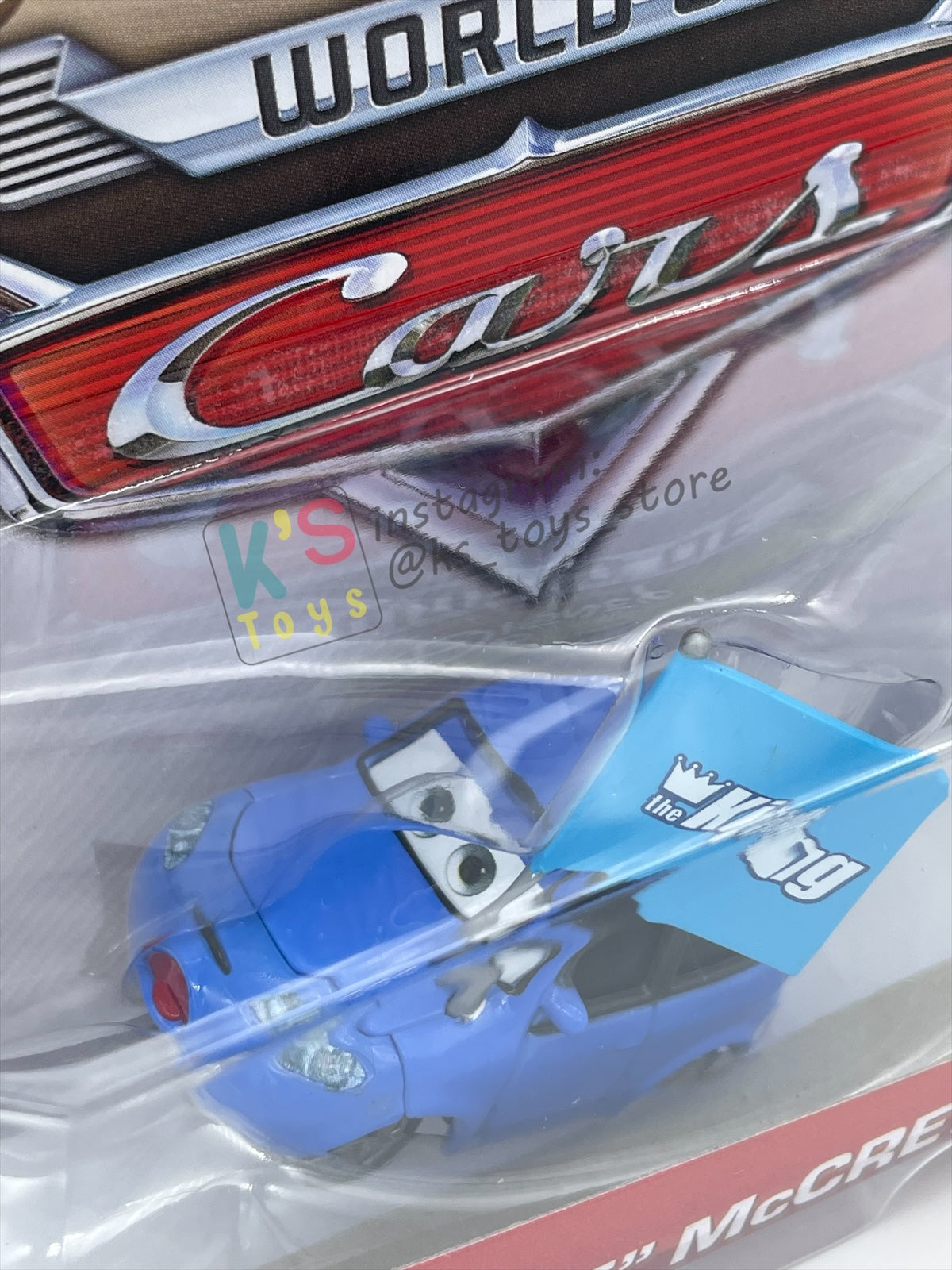 DISNEY PIXAR CARS "MATTHEW “TRUE BLUE” McCREW" RSN SERIES - BNIP