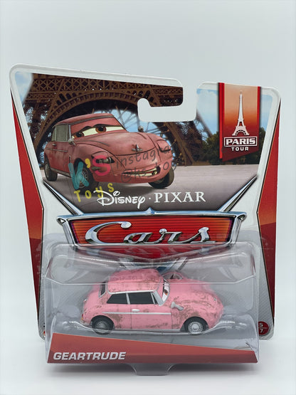 DISNEY PIXAR CARS "GEARTRUDE" PARIS TOUR SERIES - BNIP