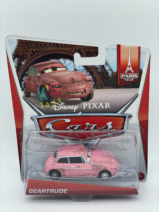 DISNEY PIXAR CARS "GEARTRUDE" PARIS TOUR SERIES - BNIP