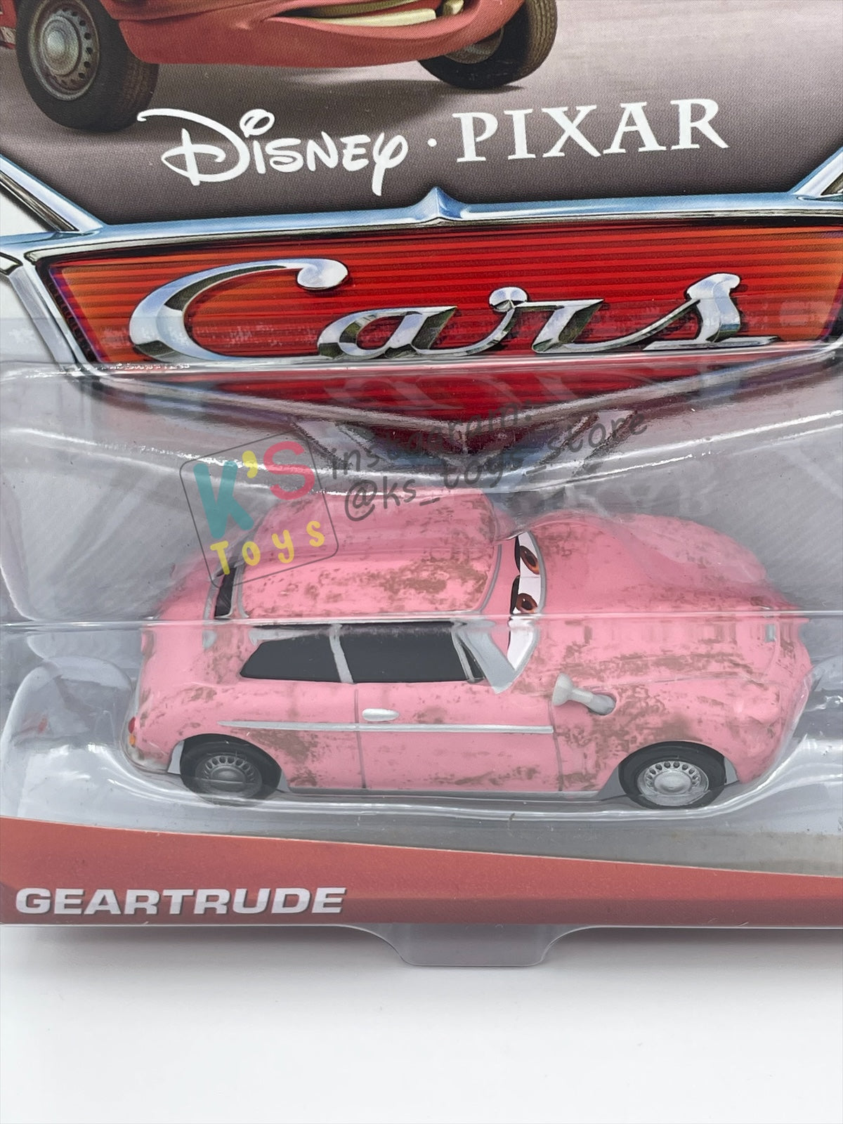 DISNEY PIXAR CARS "GEARTRUDE" PARIS TOUR SERIES - BNIP