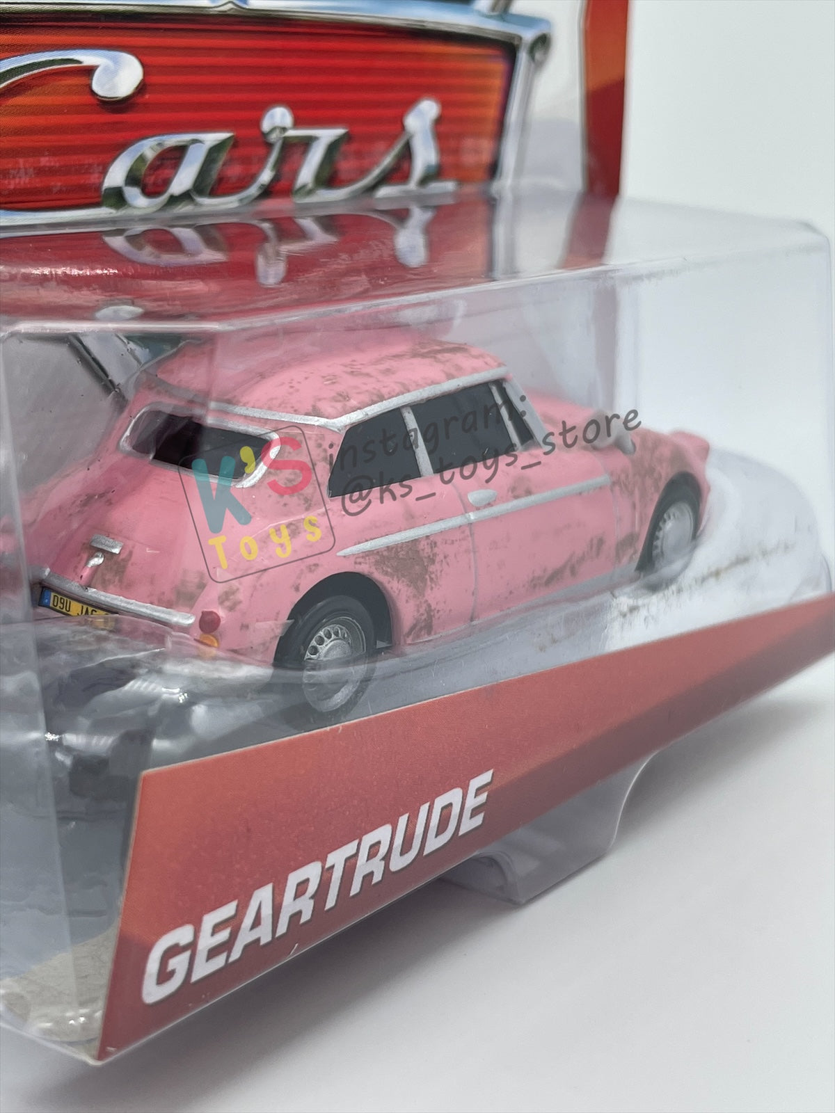 DISNEY PIXAR CARS "GEARTRUDE" PARIS TOUR SERIES - BNIP
