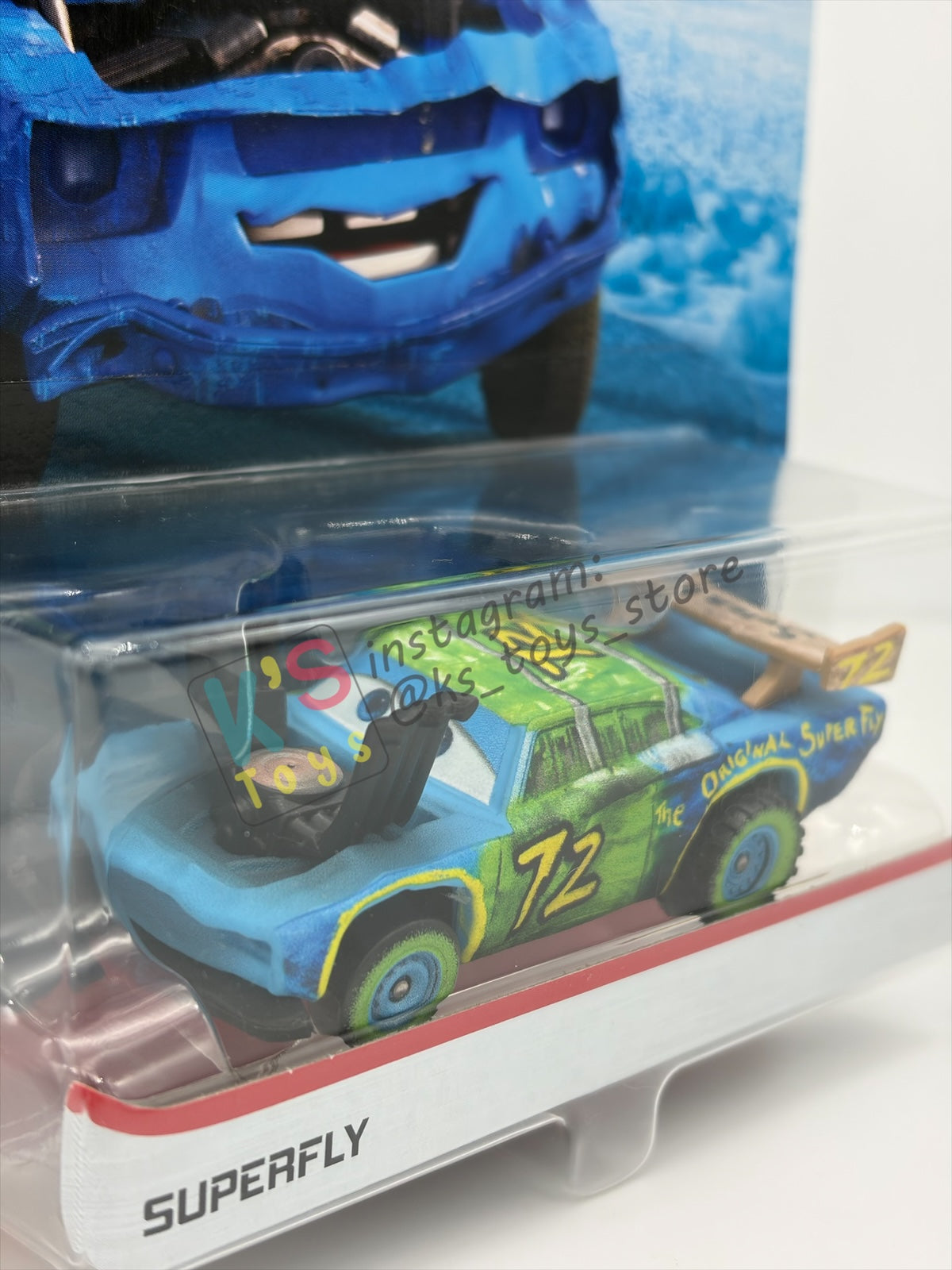 DISNEY PIXAR CARS 1:55 BY MATTEL - "SUPERFLY" - THAILAND RELEASED CARS 3, THUNDER HOLLOWS SERIES - BNIP
