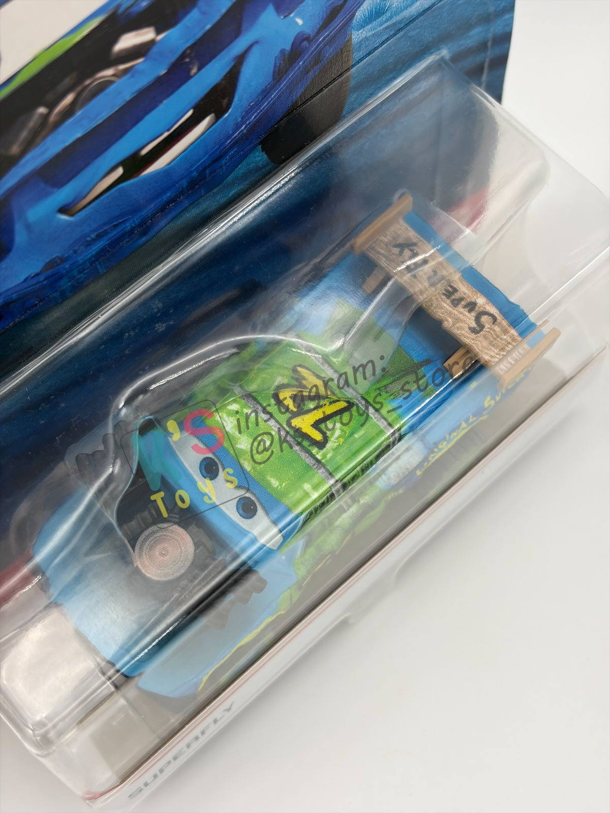 DISNEY PIXAR CARS 1:55 BY MATTEL - "SUPERFLY" - THAILAND RELEASED CARS 3, THUNDER HOLLOWS SERIES - BNIP