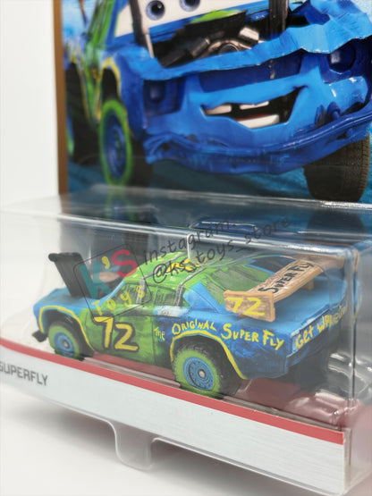 DISNEY PIXAR CARS 1:55 BY MATTEL - "SUPERFLY" - THAILAND RELEASED CARS 3, THUNDER HOLLOWS SERIES - BNIP