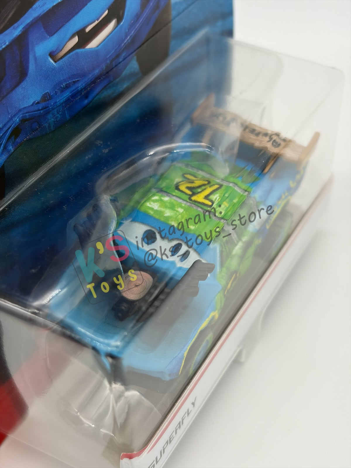 DISNEY PIXAR CARS 1:55 BY MATTEL - "SUPERFLY" - THAILAND RELEASED CARS 3, THUNDER HOLLOWS SERIES - BNIP