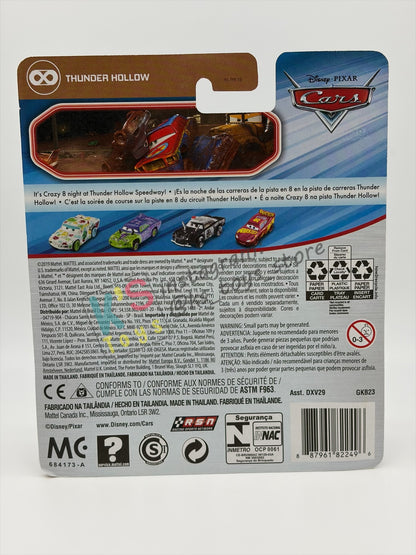 DISNEY PIXAR CARS 1:55 BY MATTEL - "SUPERFLY" - THAILAND RELEASED CARS 3, THUNDER HOLLOWS SERIES - BNIP