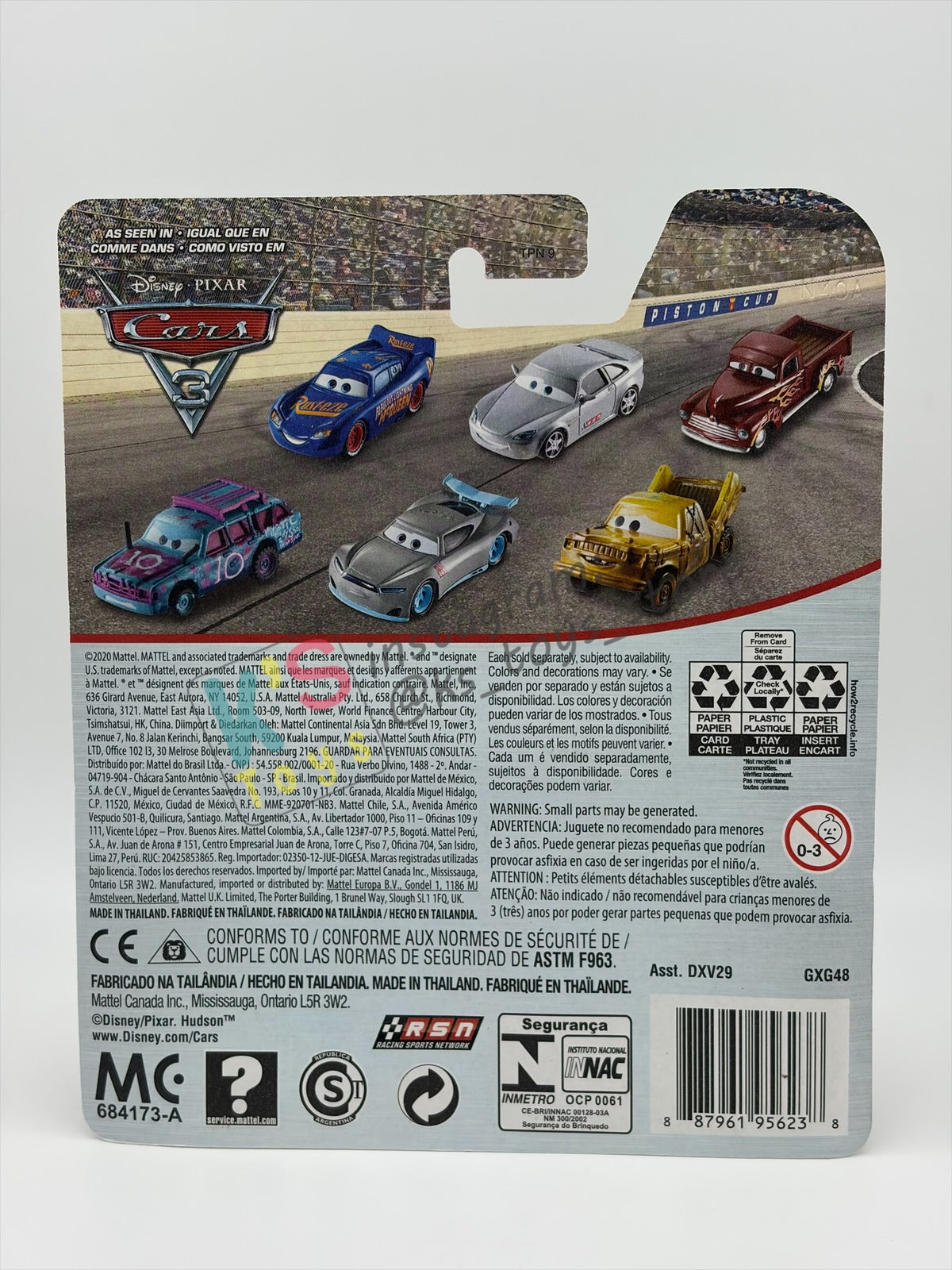 DISNEY PIXAR CARS 1:55 BY MATTEL - "TACO" - CARS 3, THUNDER HOLLOWS SERIES - BNIP