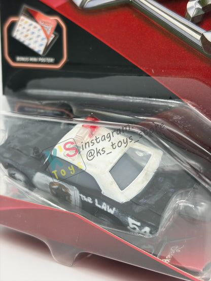 DISNEY PIXAR CARS 1:55 BY MATTEL - "APB BONUS MINI STICKER" - CARS 3, THUNDER HOLLOWS SERIES - BNIP