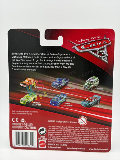 DISNEY PIXAR CARS 1:55 BY MATTEL - "APB" - CARS 3, THUNDER HOLLOWS SERIES - BNIP