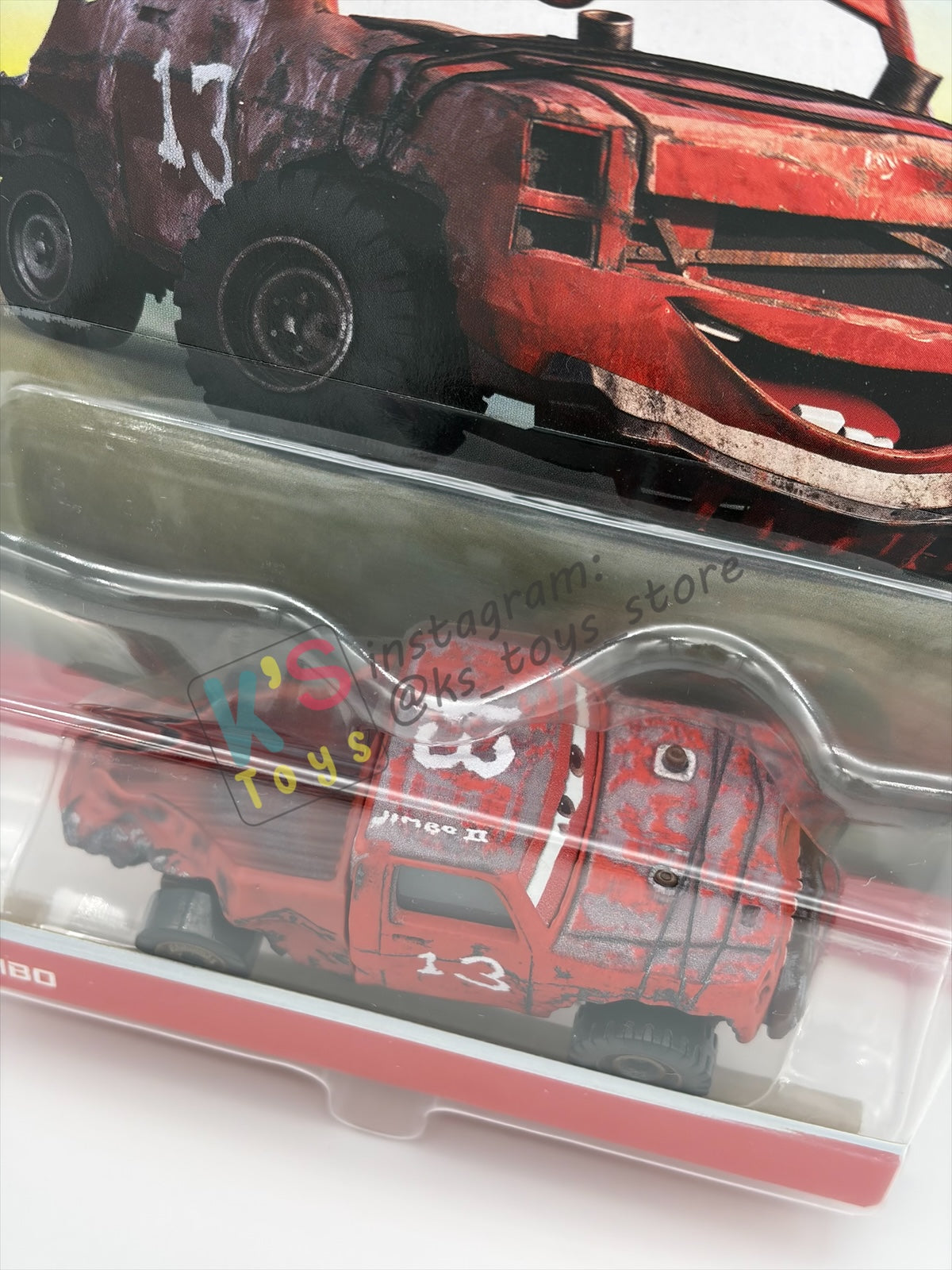 DISNEY PIXAR CARS 1:55 BY MATTEL - "JIMBO" - THAILAND RELEASED CARS 3, THUNDER HOLLOWS SERIES - BNIP