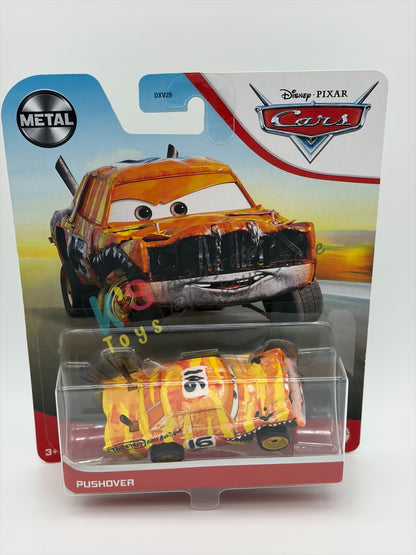 DISNEY PIXAR CARS 1:55 BY MATTEL - "PUSHOVER" - THAILAND RELEASED CARS 3, THUNDER HOLLOWS SERIES - BNIP