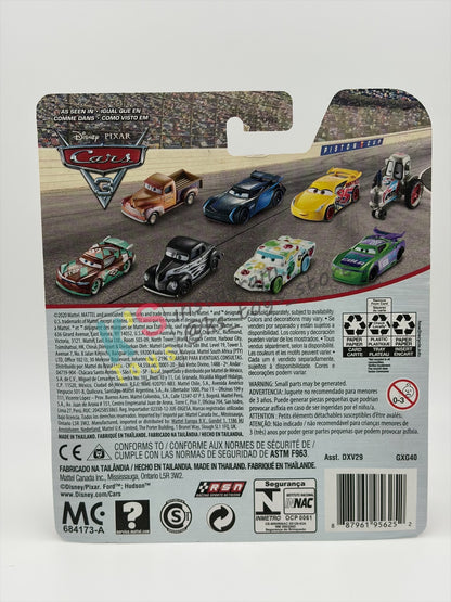 DISNEY PIXAR CARS 1:55 BY MATTEL - "PUSHOVER" - THAILAND RELEASED CARS 3, THUNDER HOLLOWS SERIES - BNIP