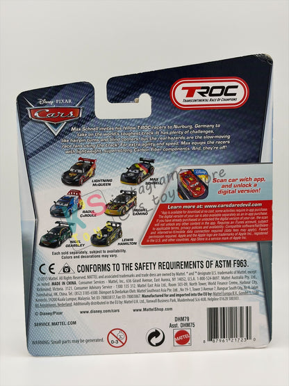 DISNEY PIXAR CARS 1:55 BY MATTEL, "MIGUEL CAMINO" CARBON RACERS SERIES - BNIP
