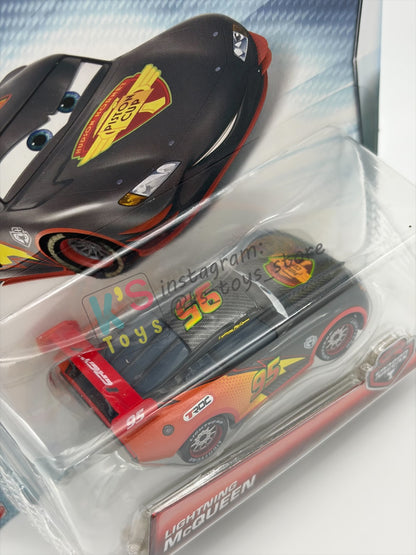 DISNEY PIXAR CARS 1:55 BY MATTEL, "LIGHTNING MCQUEEN " CARBON RACERS SERIES - BNIP