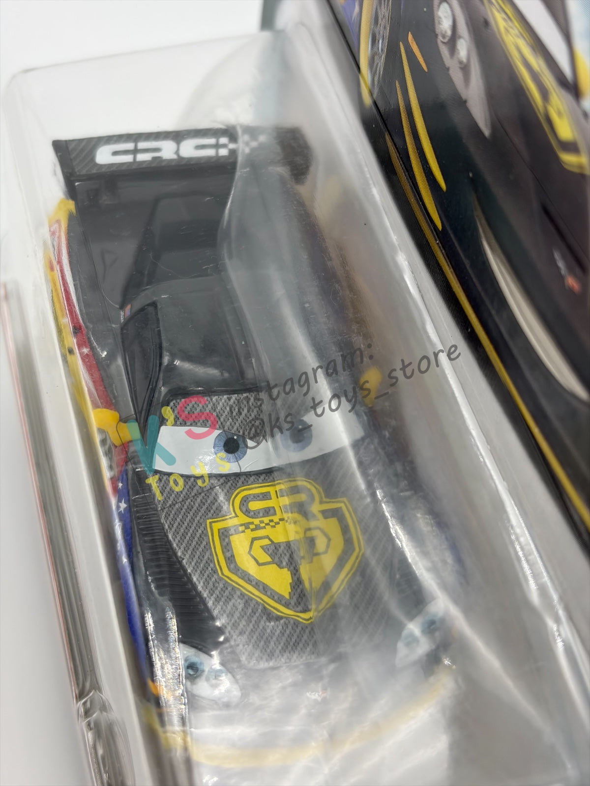DISNEY PIXAR CARS 1:55 BY MATTEL, "JEFF GORVETTE" CARBON RACERS SERIES - BNIP