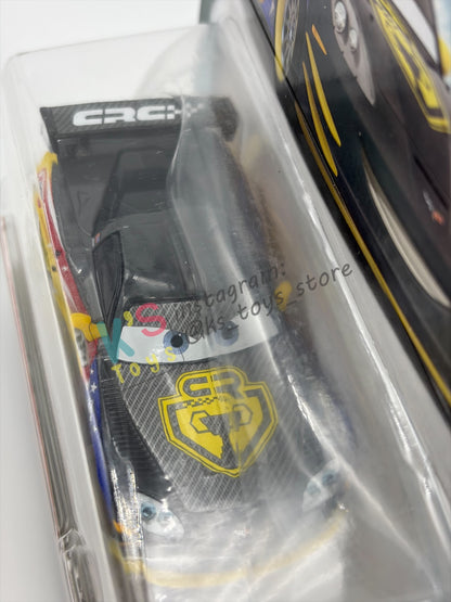 DISNEY PIXAR CARS 1:55 BY MATTEL, "JEFF GORVETTE" CARBON RACERS SERIES - BNIP
