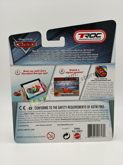 DISNEY PIXAR CARS 1:55 BY MATTEL, "JEFF GORVETTE" CARBON RACERS SERIES - BNIP