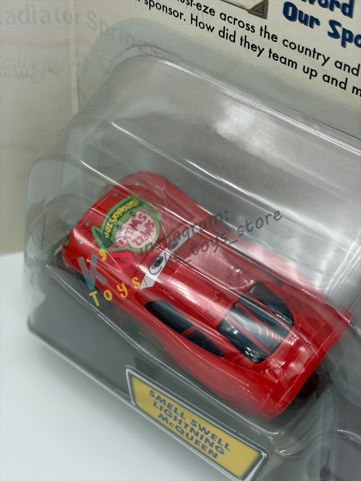 STORY TELLERS DISNEY PIXAR CARS 1:55 BY MATTEL - SMELL SWELL LIGHTNING MCQUEEN - BNIP