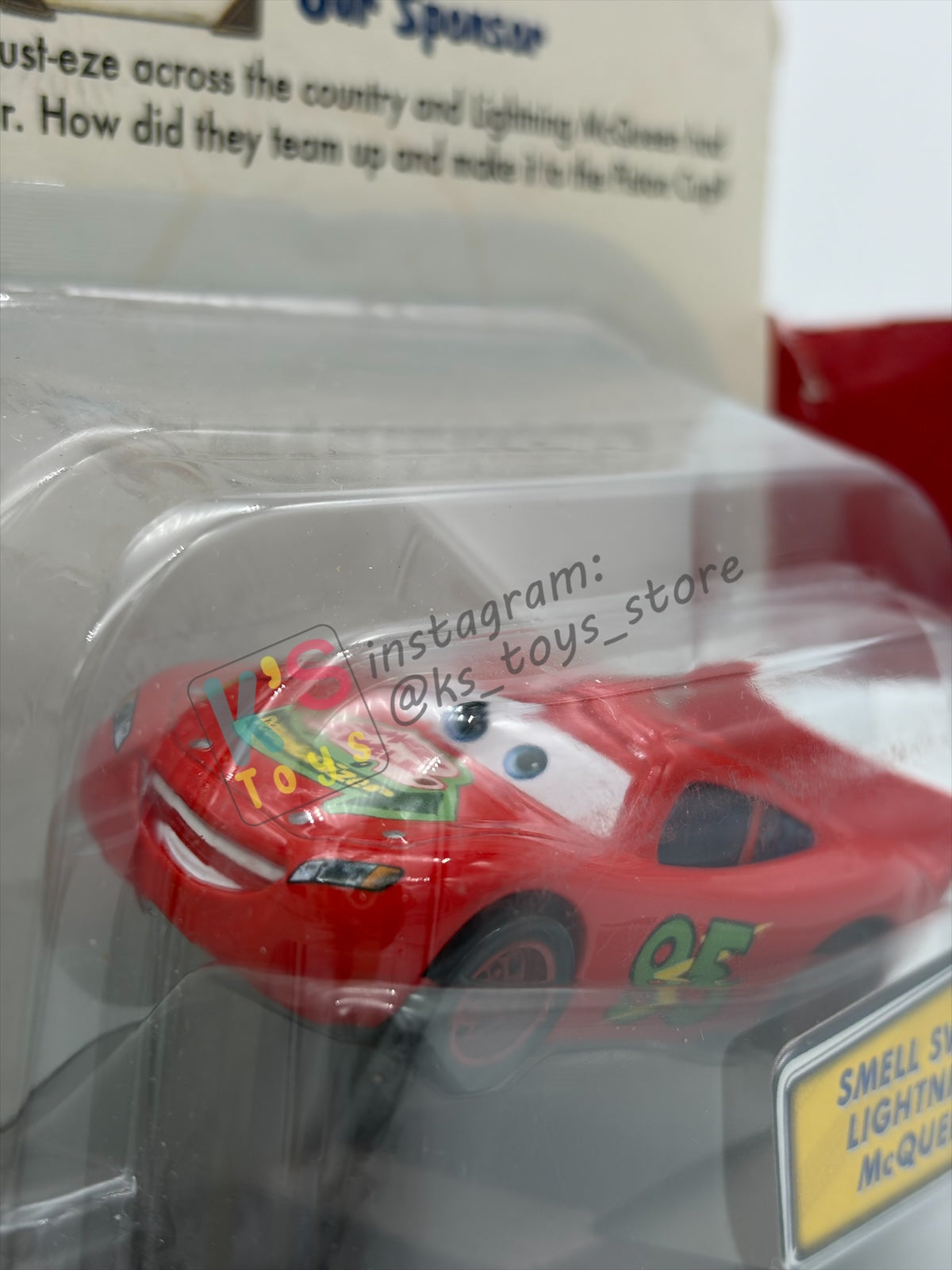 STORY TELLERS DISNEY PIXAR CARS 1:55 BY MATTEL - SMELL SWELL LIGHTNING MCQUEEN - BNIP