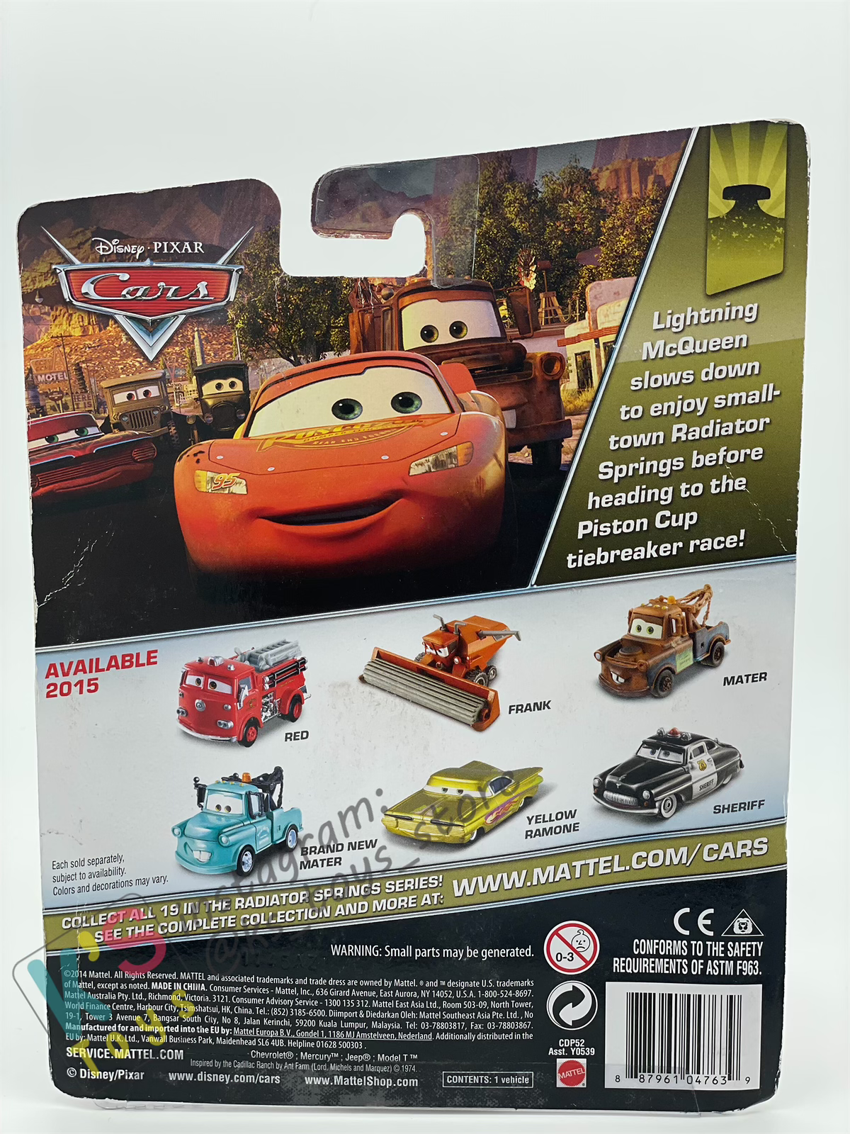 DELUXE DISNEY PIXAR CARS "FRANK" RADIATOR SPRINGS - BNIP