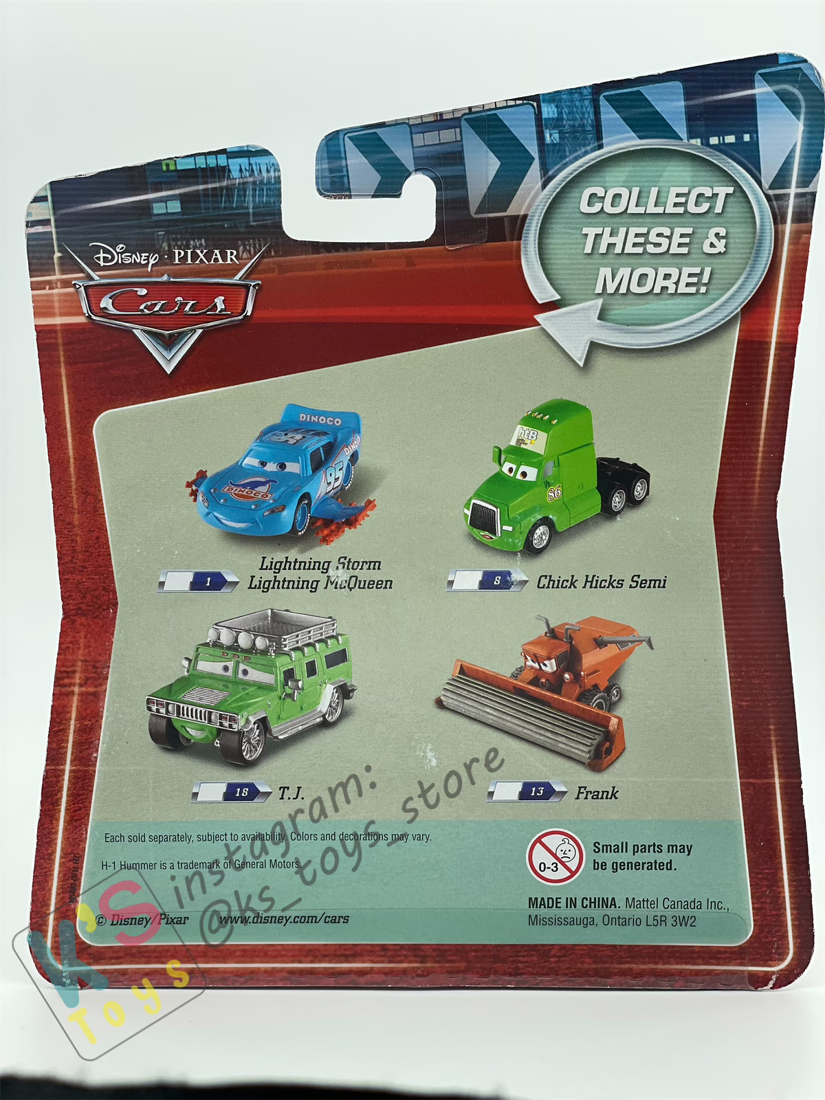 DELUXE DISNEY PIXAR CARS "FRANK #13" - BNIP