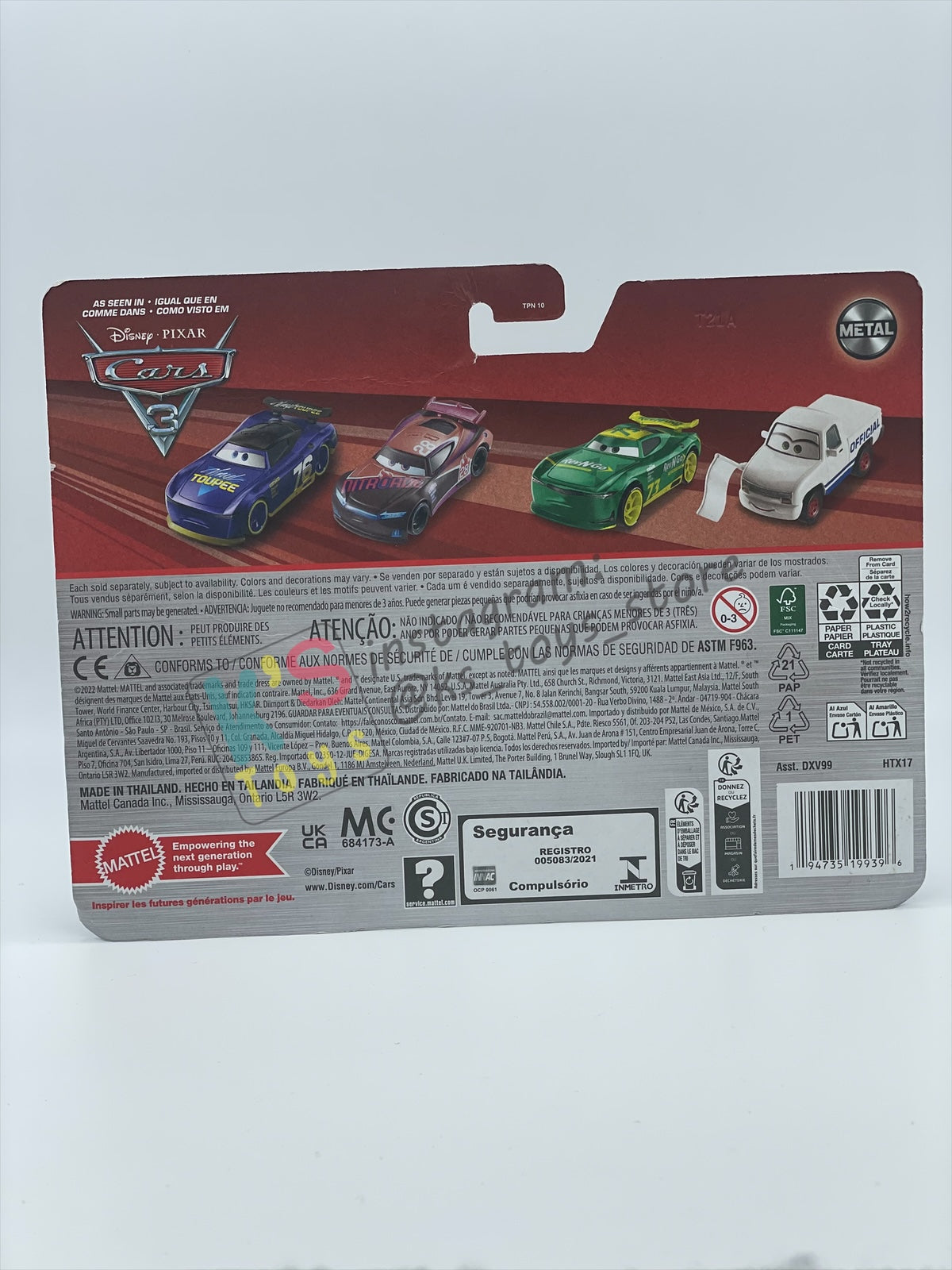 Disney Pixar Cars 1:55 2-Pack by Mattel, DOUBLE CLUTCH DALEY and JET ROBINSON - 2024 RE-RELEASED - BNIP