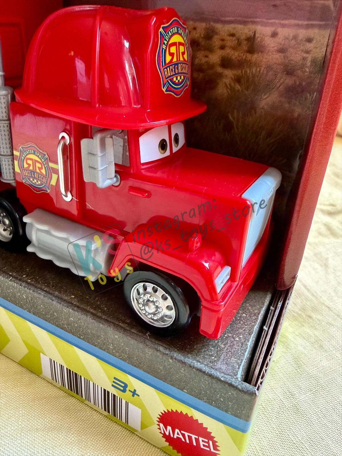 HAULER Disney Pixar Cars by MATTEL, MACK MOBILE RESCUE REPAIR CENTER PLAY SET; NEW RELEASE 2026 - RACE AND RESCUE SERIES - BNIP