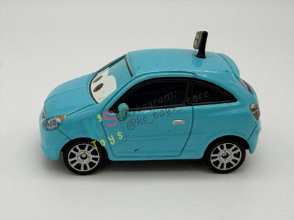PRE-OWNED / LOOSE DISNEY PIXAR CARS BY MATTEL - "ALLOY HEMBERGER" - CARS 2 95 WGP FANS - NEAR MINT CONDITION - READ DESCRIPTION!!!!!!!!!!!
