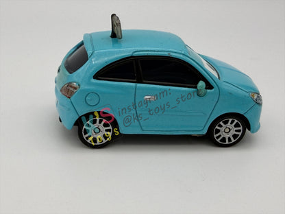 PRE-OWNED / LOOSE DISNEY PIXAR CARS BY MATTEL - "ALLOY HEMBERGER" - CARS 2 95 WGP FANS - NEAR MINT CONDITION - READ DESCRIPTION!!!!!!!!!!!