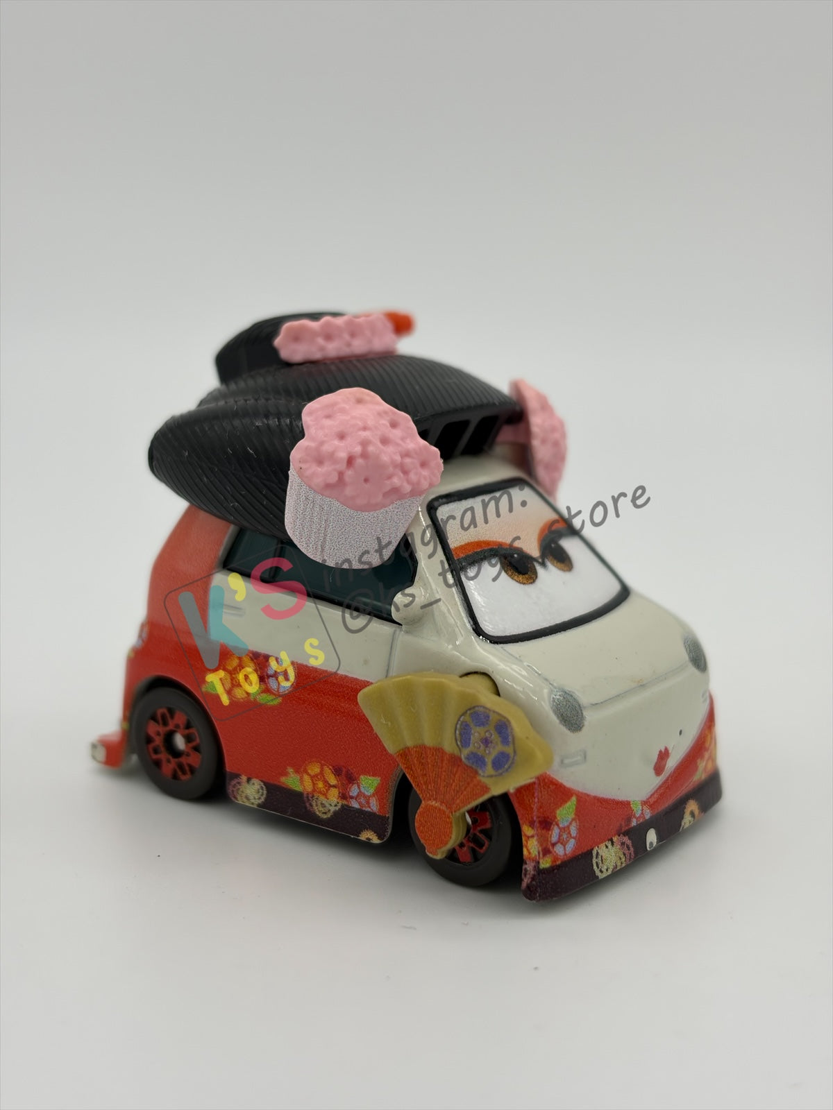 PRE-OWNED / LOOSE DISNEY PIXAR CARS BY MATTEL - "OKUNI" - CARS 2 TOKYO MATER - NEAR MINT CONDITION - READ DESCRIPTION!!!!!!!!!!!