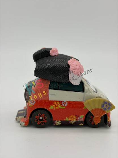 PRE-OWNED / LOOSE DISNEY PIXAR CARS BY MATTEL - "OKUNI" - CARS 2 TOKYO MATER - NEAR MINT CONDITION - READ DESCRIPTION!!!!!!!!!!!
