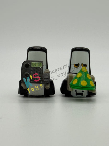 PRE-OWNED / LOOSE DISNEY PIXAR CARS - “MARCELO & MARCO" - CARS 2 LEMONS SERIES - NEAR MINT CONDITION